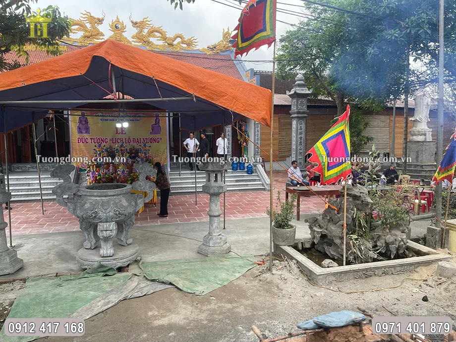 Lễ Đúc Tượng Đồng Lịch Lộ Đại Vương Tại Đền Hành Phúc