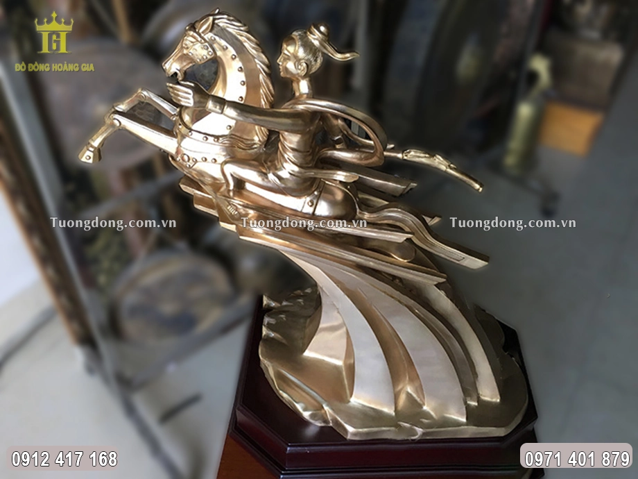 Tượng Thánh Gióng Bằng Đồng Cỡ Lớn Cao 63Cm