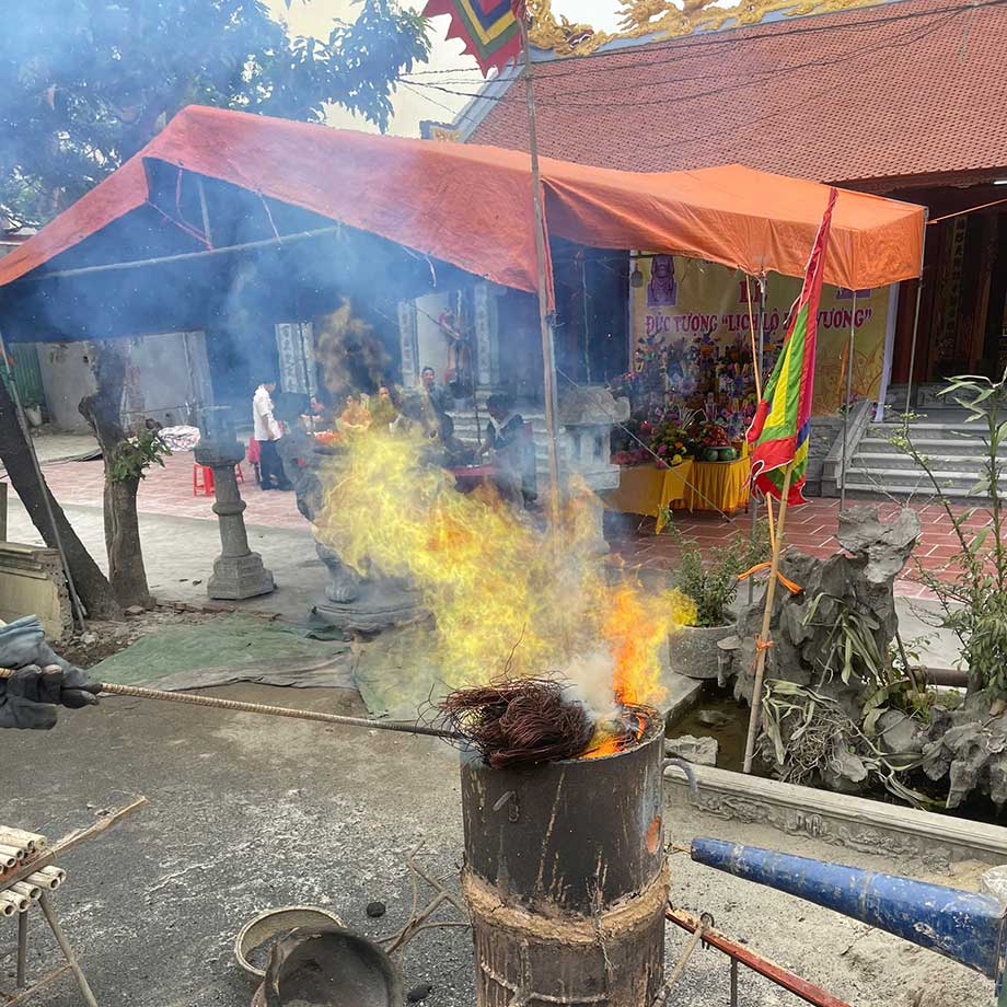 Lễ Đúc Tượng Đồng Lịch Lộ Đại Vương Tại Đền Hành Phúc