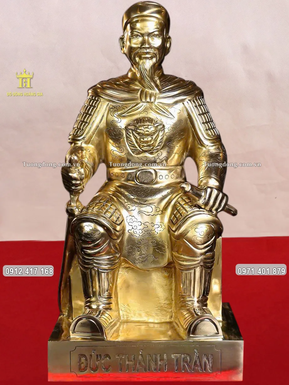 Tượng Đức Thánh Trần Bằng Đồng Catut Mẫu Đặt Riêng
