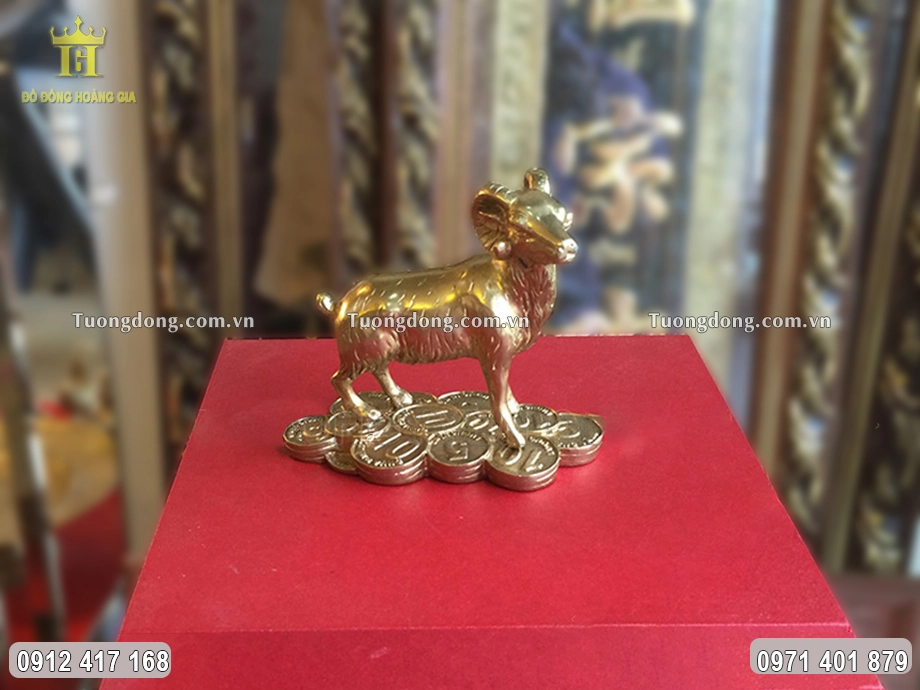Con Dê Bằng Đồng Cỡ Nhỏ Cao 9Cm