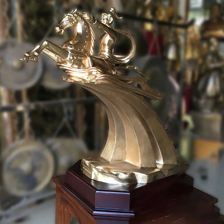 Tượng Thánh Gióng Bằng Đồng Cỡ Lớn Cao 63Cm