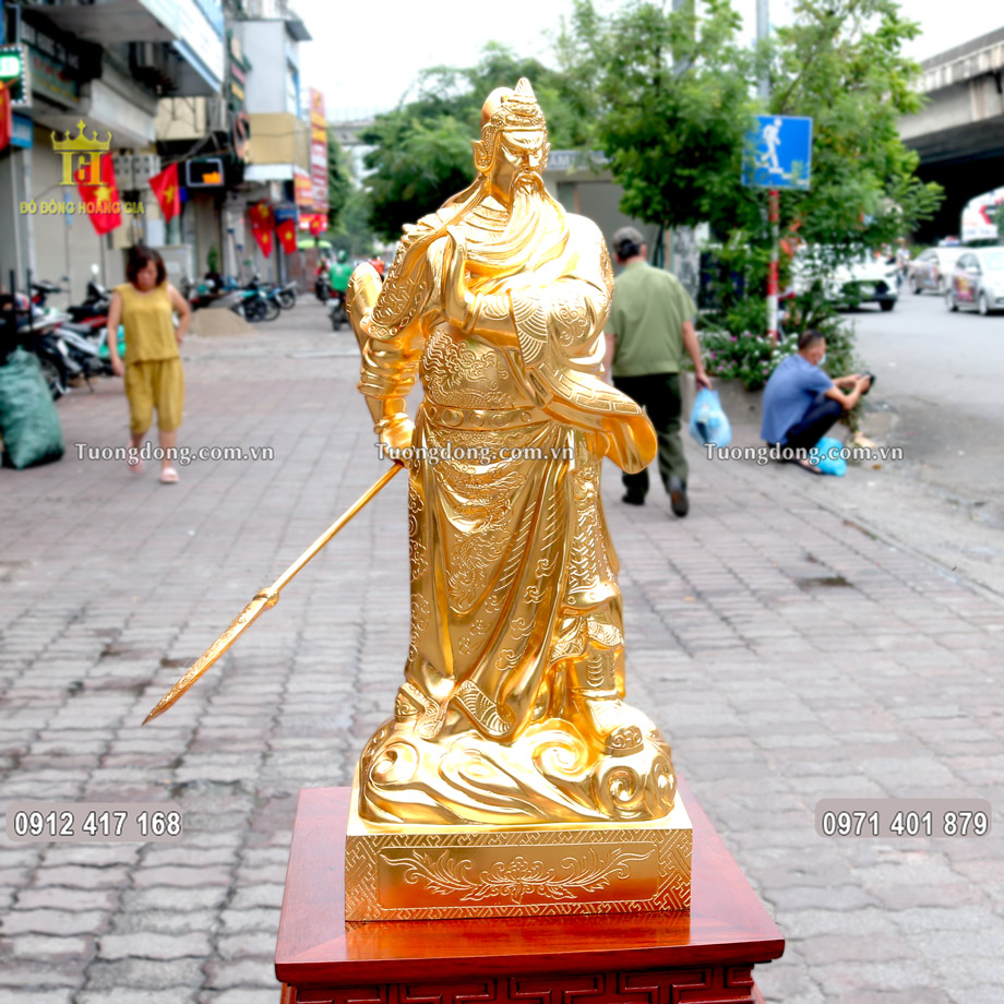 Ý nghĩa tượng Quan Công cầm đao giúp "Trấn trạch" phong thủy 